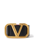 VLogo Signature Reversible Leather Belt